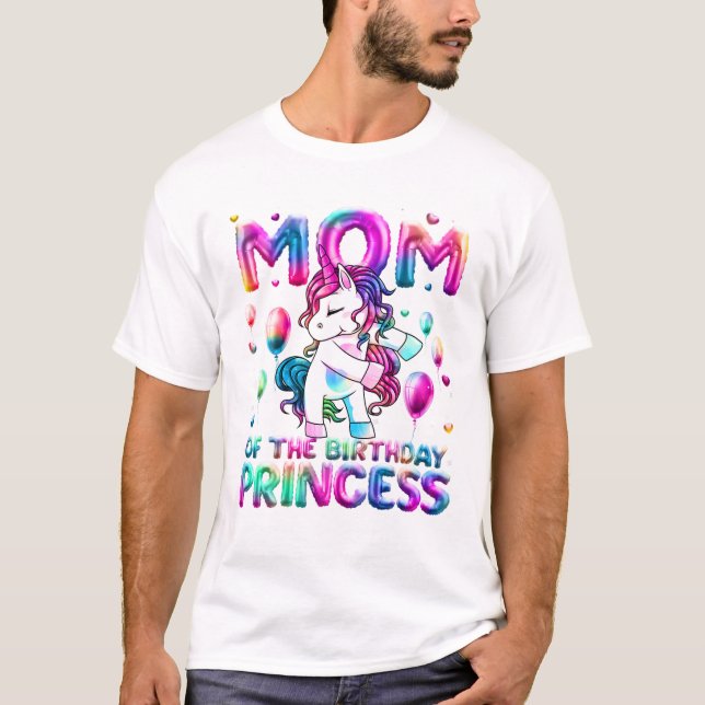 T-shirt la princesse d'anniversaire (Devant)