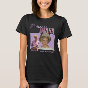 T-shirt La princesse Diana a été assassinée