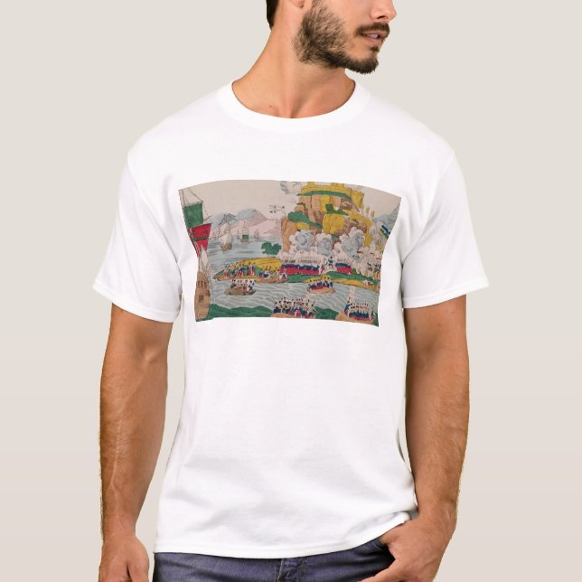 T-shirt La prise d'Alger par le Français (Devant)