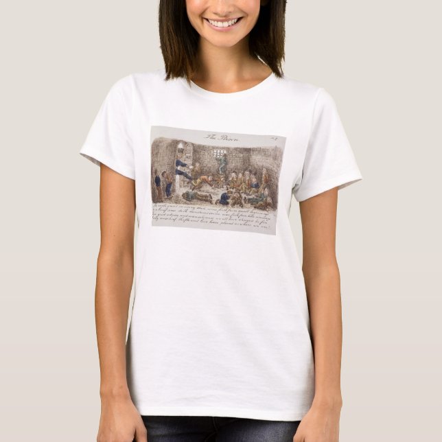 T-shirt La prison, 1858 (gravure colorée) (Devant)
