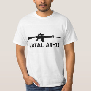 Fusil d'assaut AR-15 T-Shirt Sniper gun 2nd deuxième amendement pistolet droits tshirt 