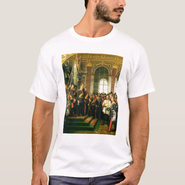 T-shirt La proclamation de Wilhelm comme Kaiser (Devant)