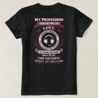 T-shirt La profession de répartiteur l'a enseigné