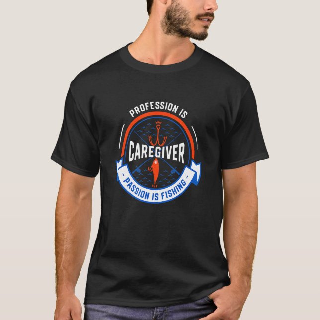 T-shirt La profession est aide-soignant la passion est la  (Devant)
