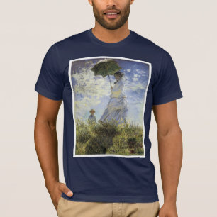 T-shirt La promenade, Madame avec un parasol