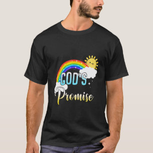 T-shirt La promesse de Dieu une religion chrétienne arc-en