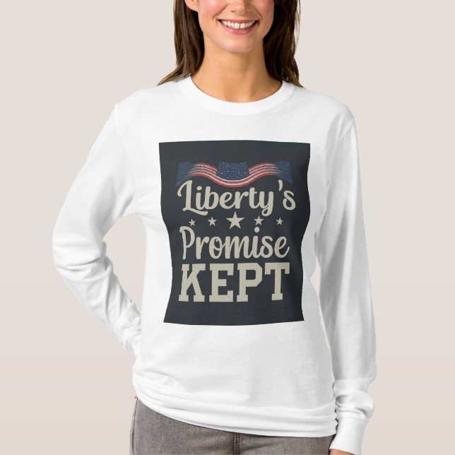 T-shirt La promesse de la liberté gardée (Devant)
