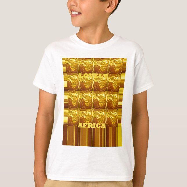 T-shirt La promesse d'or de l'Afrique (Devant)