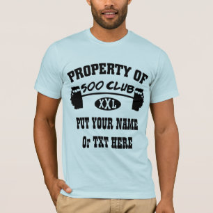 T-shirt La propriété 500 du club XXL équipe l'habilleme