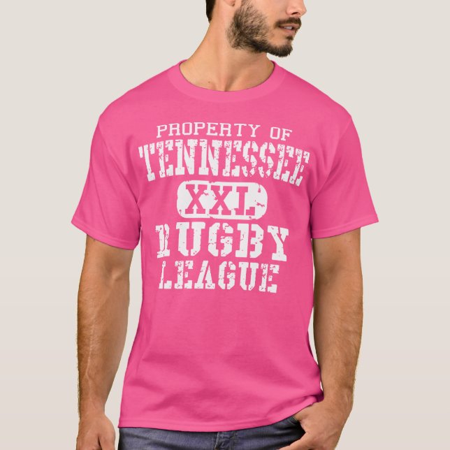 T-shirt La Propriété De Rugby League Of Tennessee Rugby Cl (Devant)