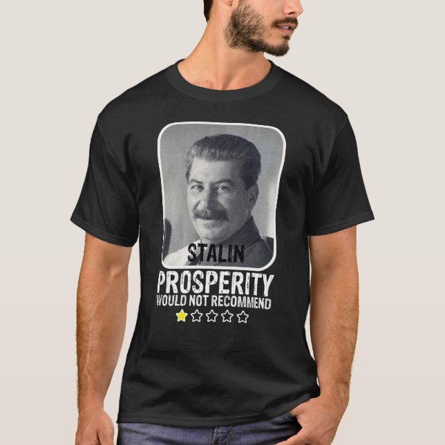 T-shirt La Prospérité Ne Recommanderait Pas L'Anti-Communi (Devant)