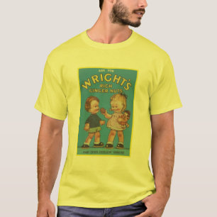 T-shirt La pub vintage de Wright's Rich Ginger Nuts