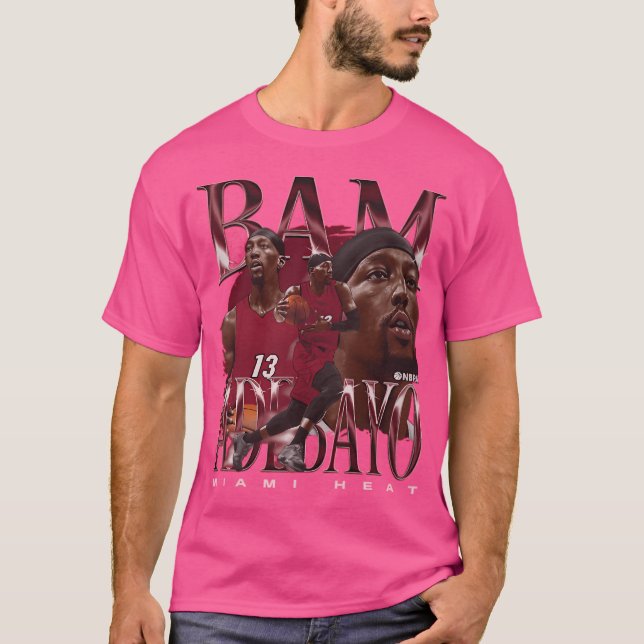 T-shirt La Puissance Classique De Bam Adebayo Miami (Devant)