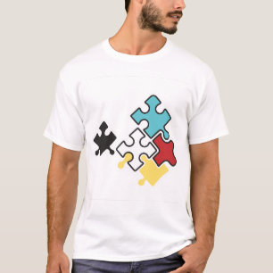 T-shirt La puissance des couleurs dans les puzzles