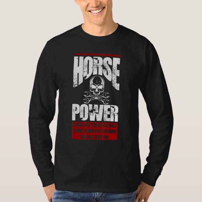 T-shirt La Puissance Du Cheval Est À Quel Point Vous Touch (Devant)