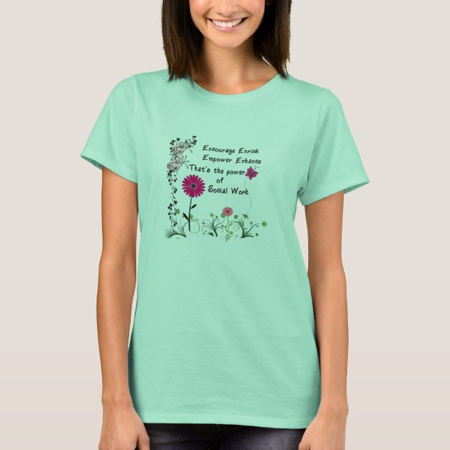 T-shirt La puissance du travail social (Devant)