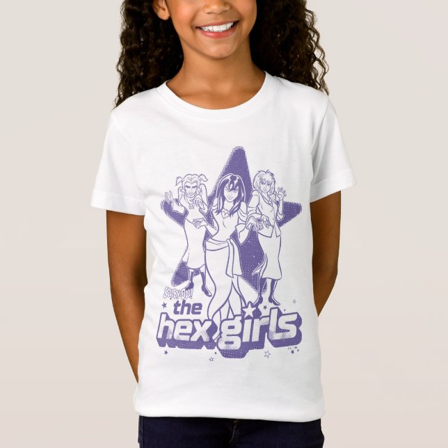 T-Shirt La puissance étoilée des filles hexagonales (Devant)