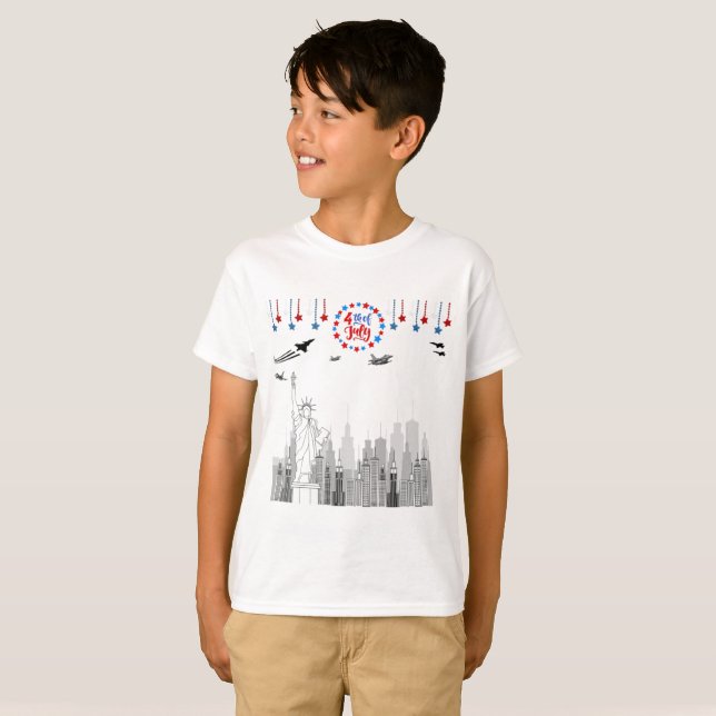 T-shirt La quatrième étincelle blanche (Devant entier)