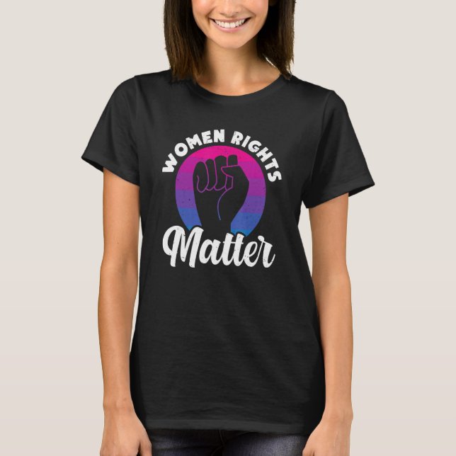 T-shirt La question des droits des femmes (Devant)