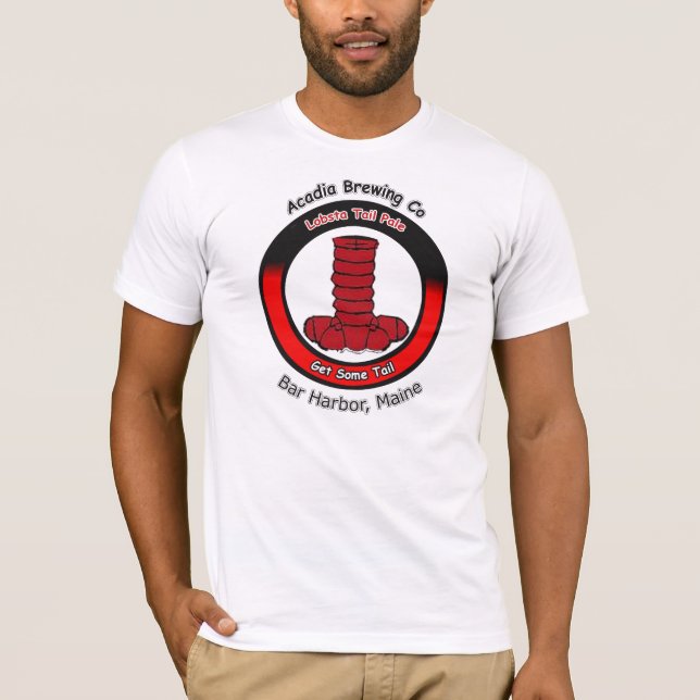 T-shirt La queue de Lobsta pâle, obtiennent une certaine (Devant)