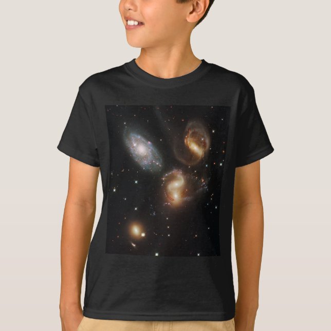 T-shirt La quintette de Stephan : Une épave galaxie galact (Devant)