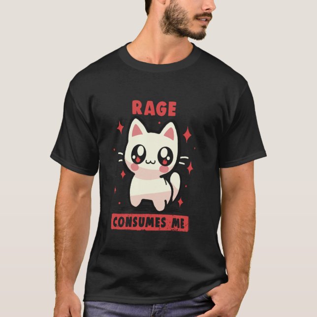 T-shirt La rage me consume (Devant)