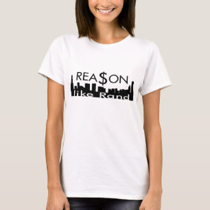 T-shirt La raison aiment des dessus de dames de