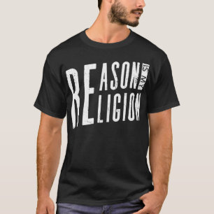 T-shirt La Raison Est Ma Religion Athéiste