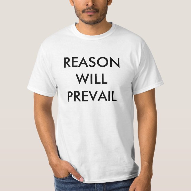 T-shirt La raison régnera (Devant)