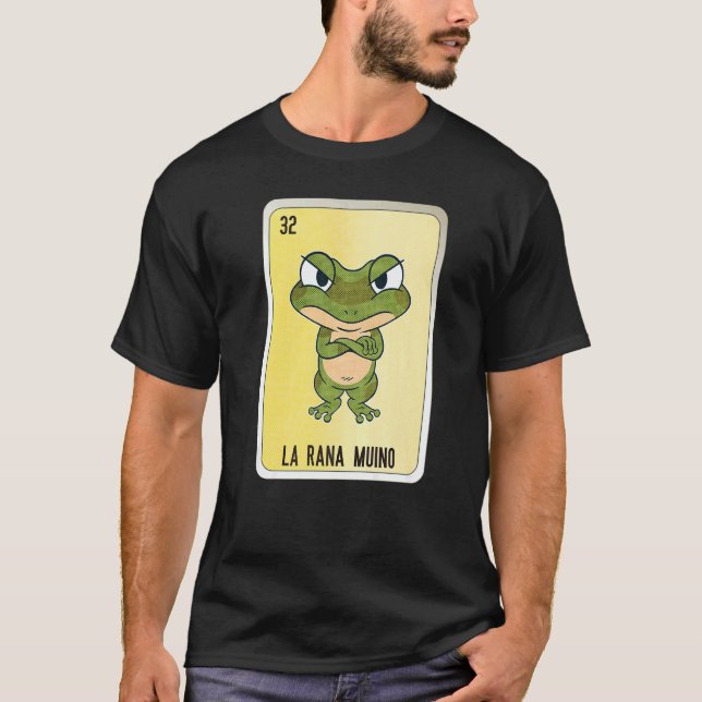 T-shirt La Rana Muino Mexican Slang Lottery Bingo Cards   (Devant)