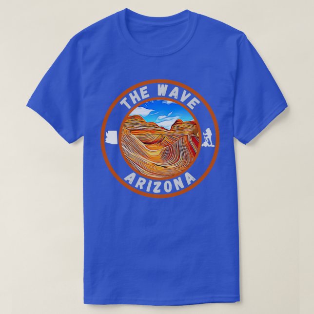 T-shirt La randonnée en grès de l'Arizona (Design devant)