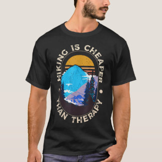 T-shirt La randonnée est moins chère que
