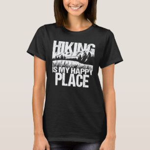 T-shirt La randonnée est mon endroit heureux Randonneurs C