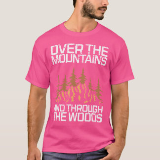 T-shirt La Randonnée Extérieure Sur Les Montagnes Et À Tra