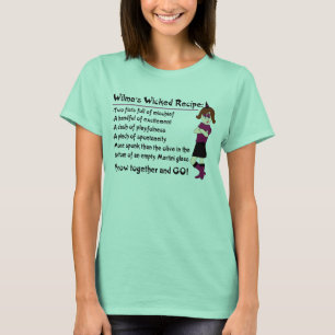 T-shirt La recette mauvaise de Wilma