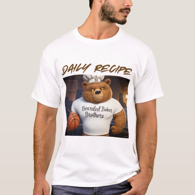 T-shirt La recette quotidienne (Devant)