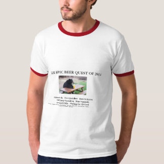 T-shirt La recherche épique de bière de 2014
