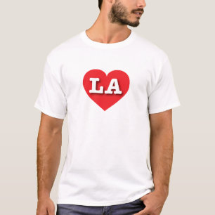 T-shirt LA Red Heart - J'aime LA