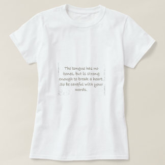T-SHIRT LA RÉFLEXION DE LA PENSÉE ASSEZ FORTE COEURS DE BR