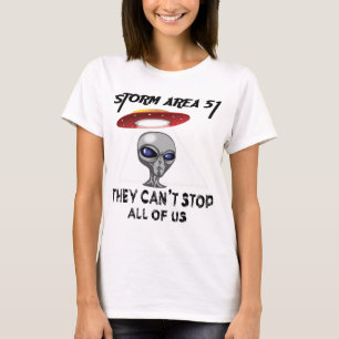 T-shirt La région 51 de tempête ils ne peuvent pas arrêter