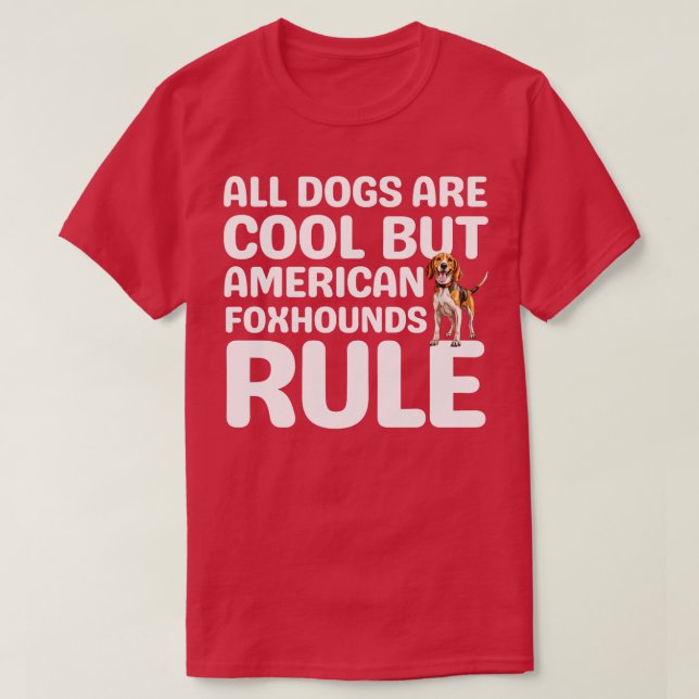 T-shirt La règle américaine de Foxhounds (Design devant)