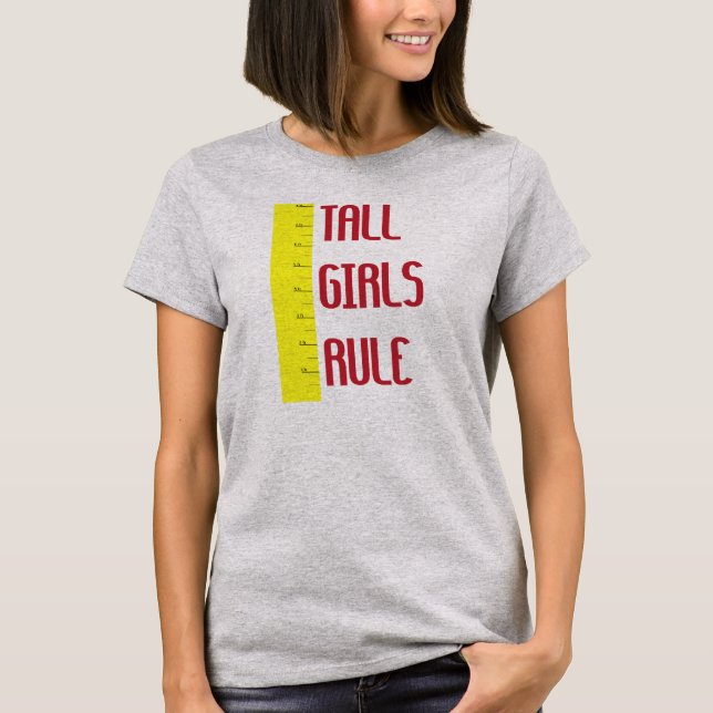 T-shirt La règle des grandes filles (Devant)