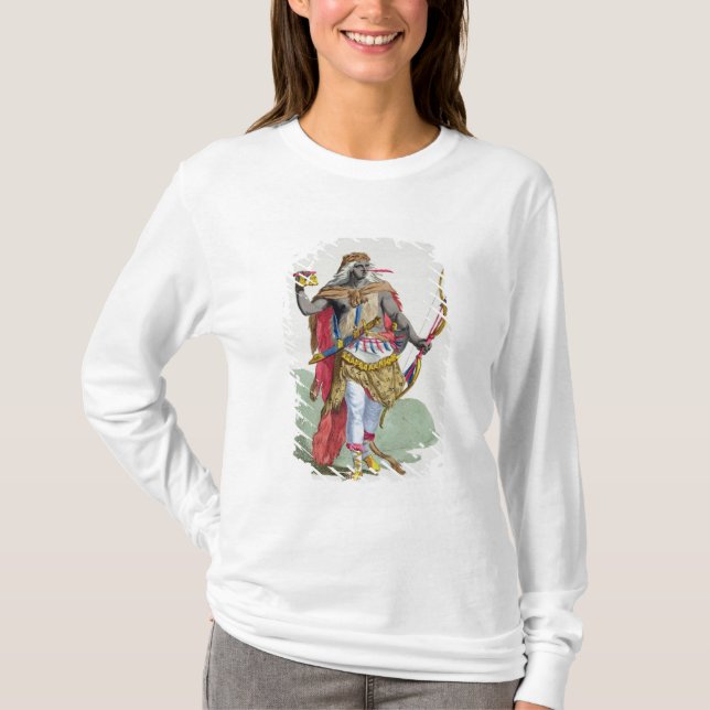 T-shirt La Reine Anna Nzinga (1583-1663), de 'DES E de (Devant)