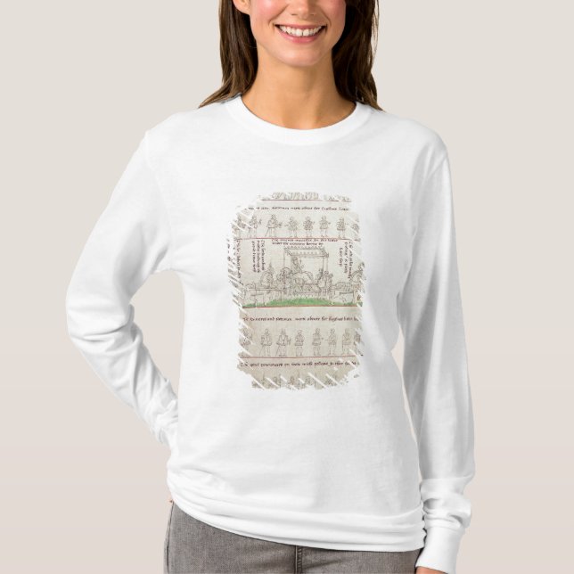 T-shirt La reine dans ses ordures (Devant)