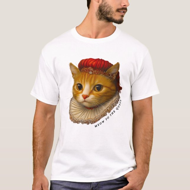 T-shirt La reine des chats (Devant)