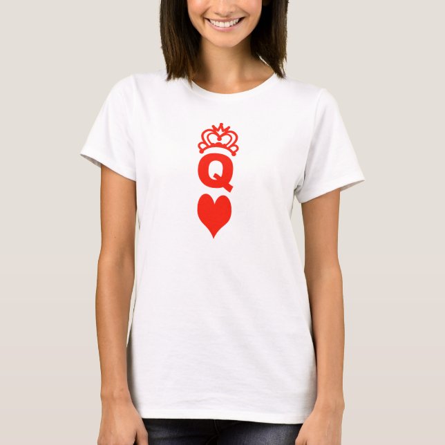 T-shirt La Reine des Coeurs (Devant)