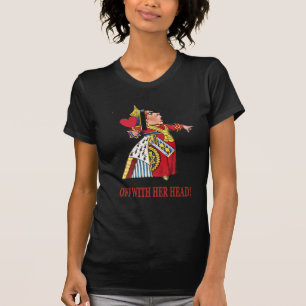 T-SHIRT LA REINE DES COEURS CRIE AVEC SA TÊTE