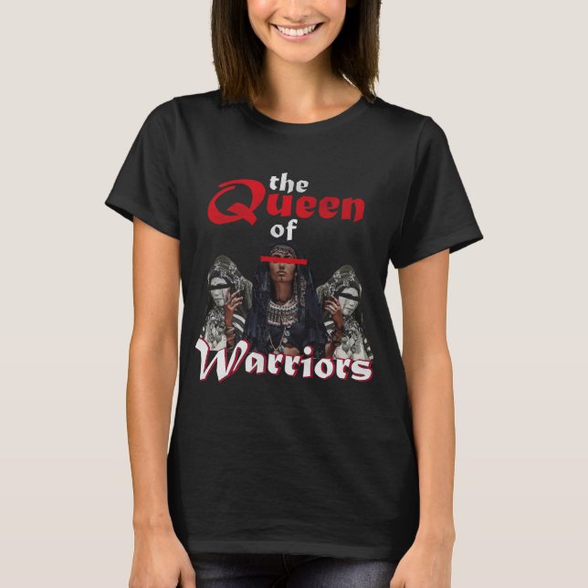 T-shirt "La Reine des Guerriers" Style Amazigh (Devant)