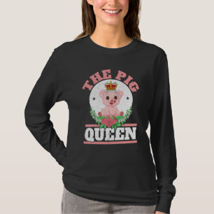 T-shirt La Reine des Porcs Éleveuse de Porcs de Ferme Coch