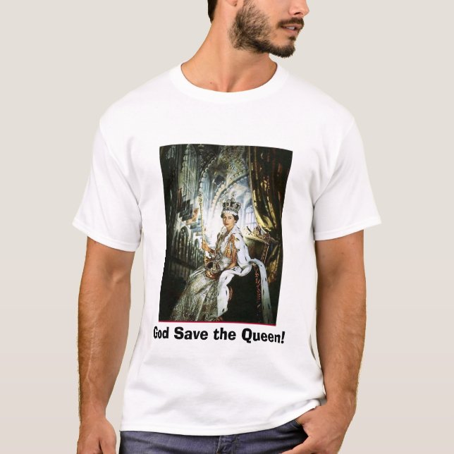 T-shirt La Reine Elizabeth (Devant)